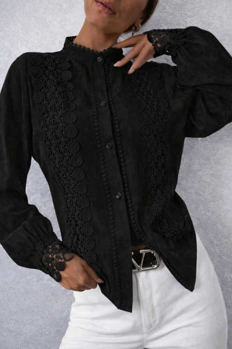 Ženska košulja DAFINDA BLACK, Boja: crna, IVET.RS - Nova Kolekcija