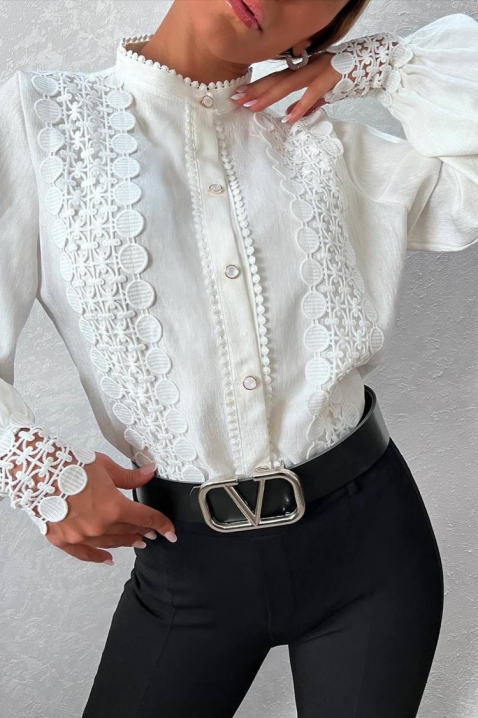 Ženska košulja DAFINDA WHITE, Boja: bela, IVET.RS - Nova Kolekcija