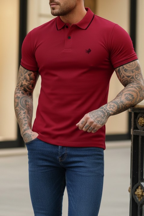 Muška majica MORIFO BORDO, Boja: bordo, IVET.RS - Nova Kolekcija