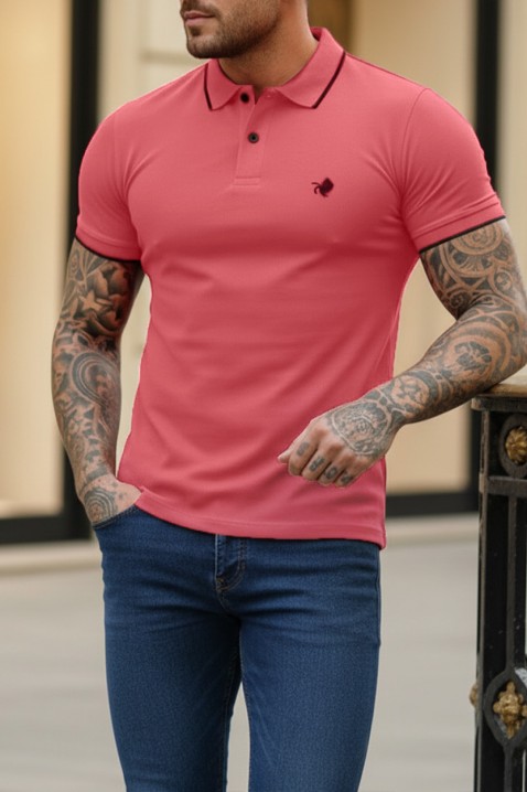 Muška majica MORIFO CORAL, Boja: koralna, IVET.RS - Nova Kolekcija