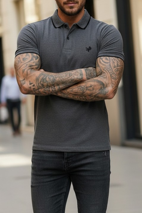 Muška majica MORIFO GRAFIT, Boja: grafitna, IVET.RS - Nova Kolekcija