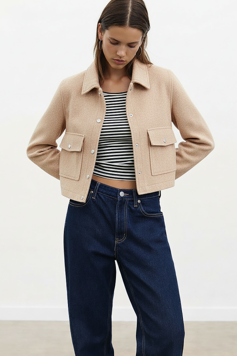 Jakna ZRAVELDA BEIGE, Boja: bež, IVET.RS - Nova Kolekcija