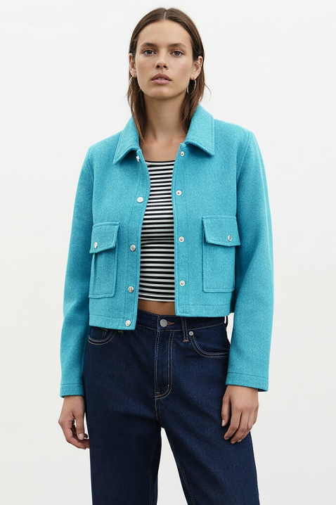 Jakna ZRAVELDA TURQUA, Boja: tirkizna , IVET.RS - Nova Kolekcija