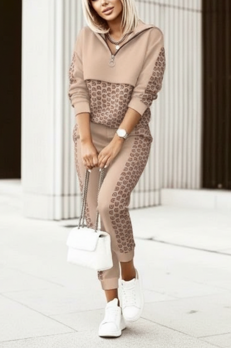 Komplet DREVELDA BEIGE, Boja: bež, IVET.RS - Nova Kolekcija