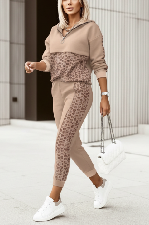 Komplet DREVELDA BEIGE, Boja: bež, IVET.RS - Nova Kolekcija