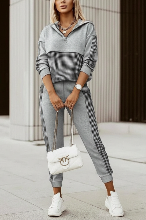 Komplet DREVELDA GREY, Boja: siva, IVET.RS - Nova Kolekcija