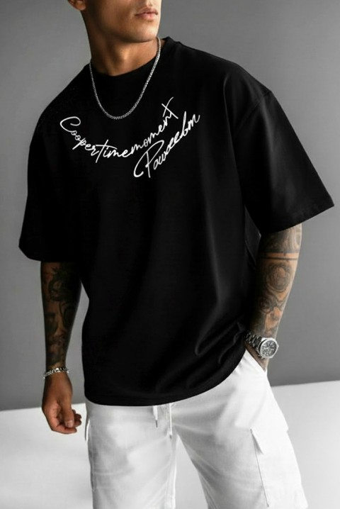 Muška majica MIHROLO BLACK, Boja: crna, IVET.RS - Nova Kolekcija