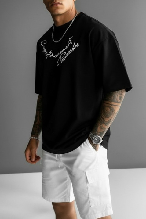 Muška majica MIHROLO BLACK, Boja: crna, IVET.RS - Nova Kolekcija