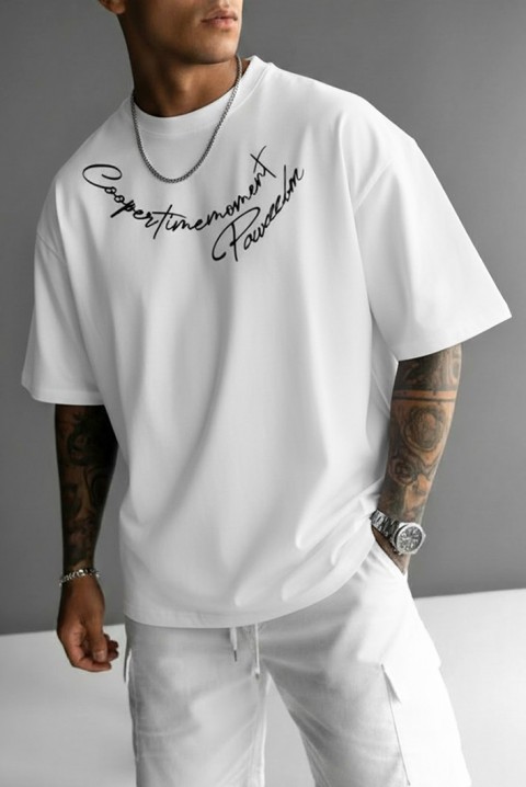 Muška majica MIHROLO WHITE, Boja: bela, IVET.RS - Nova Kolekcija