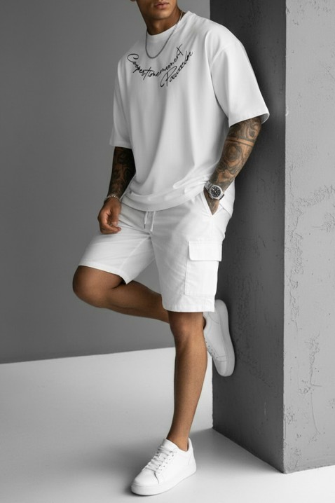 Muška majica MIHROLO WHITE, Boja: bela, IVET.RS - Nova Kolekcija