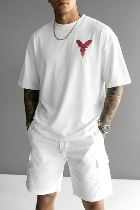 Muška majica PRIZO WHITE, Boja: bela, IVET.RS - Nova Kolekcija