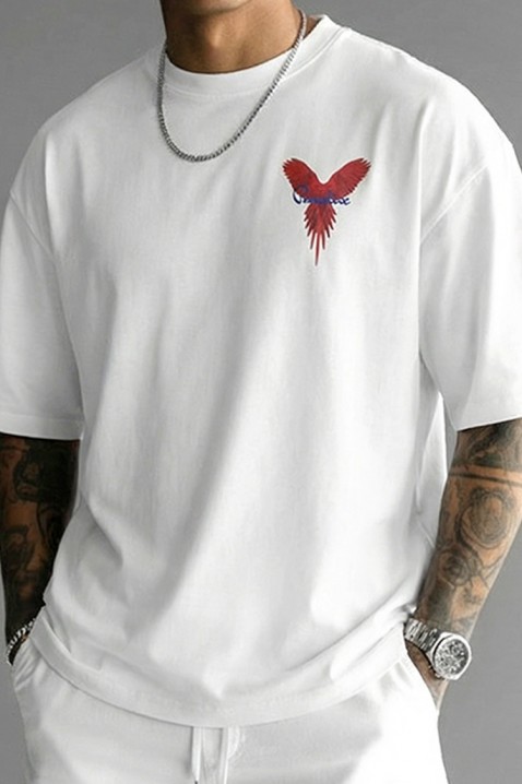 Muška majica PRIZO WHITE, Boja: bela, IVET.RS - Nova Kolekcija