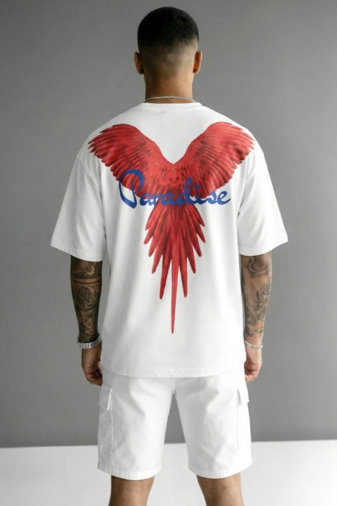 Muška majica PRIZO WHITE, Boja: bela, IVET.RS - Nova Kolekcija