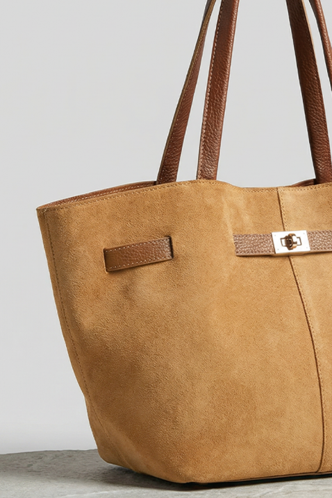 Ženska torba ETIOPEA CAMEL, Boja: svetlobraon, IVET.RS - Nova Kolekcija