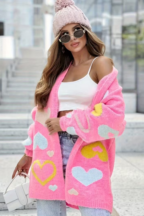 Kardigan SKARLENZA, Boja: roze, IVET.RS - Nova Kolekcija