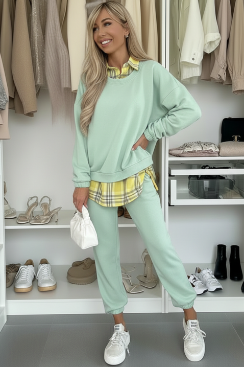 Komplet SORBELMA MINT, Boja: menta, IVET.RS - Nova Kolekcija