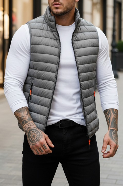 Muški prsluk FORMENO GREY, Boja: siva, IVET.RS - Nova Kolekcija