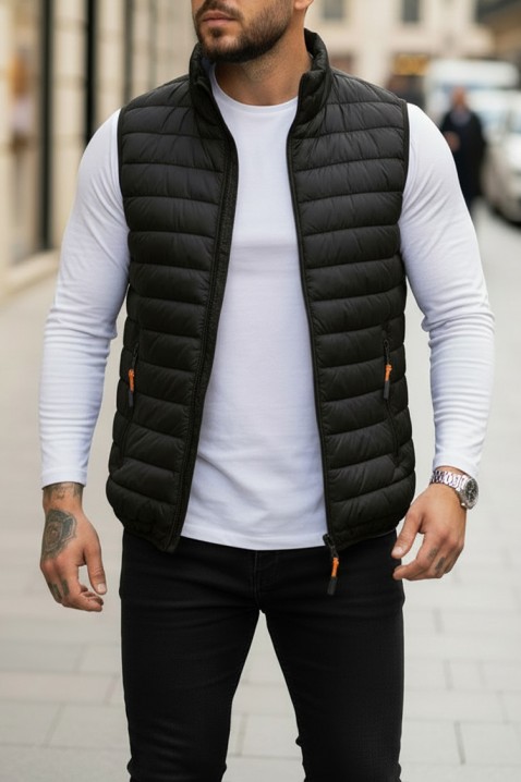 Muški prsluk FORMENO BLACK, Boja: crna, IVET.RS - Nova Kolekcija