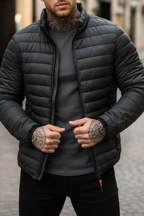 Muška jakna KOLOMBO BLACK, Boja: crna, IVET.RS - Nova Kolekcija