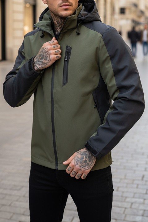 Muška jakna NIMONO KHAKI, Boja: kaki, IVET.RS - Nova Kolekcija