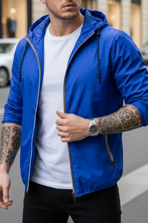 Muška jakna FAMBOR BLUE, Boja: plava, IVET.RS - Nova Kolekcija