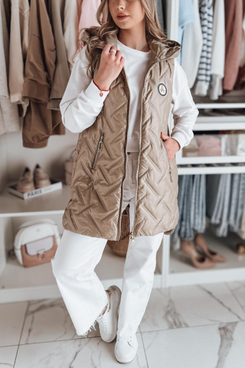 Prsluk ZABRINDA BEIGE, Boja: bež, IVET.RS - Nova Kolekcija