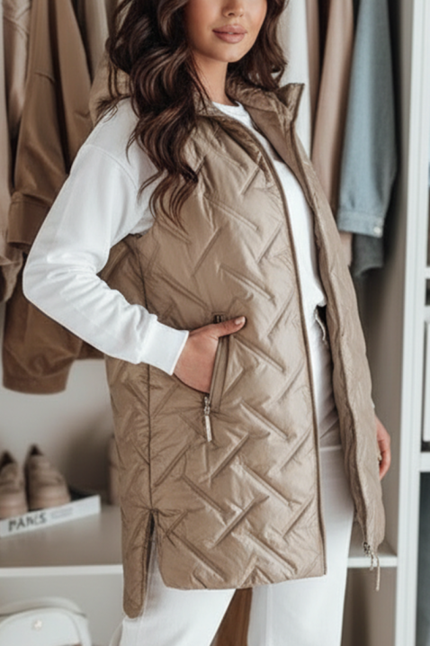 Prsluk ZABRINDA BEIGE, Boja: bež, IVET.RS - Nova Kolekcija