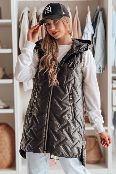 Prsluk ZABRINDA BLACK, Boja: crna, IVET.RS - Nova Kolekcija