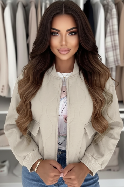 Jakna SLAVERZA BEIGE, Boja: bež, IVET.RS - Nova Kolekcija