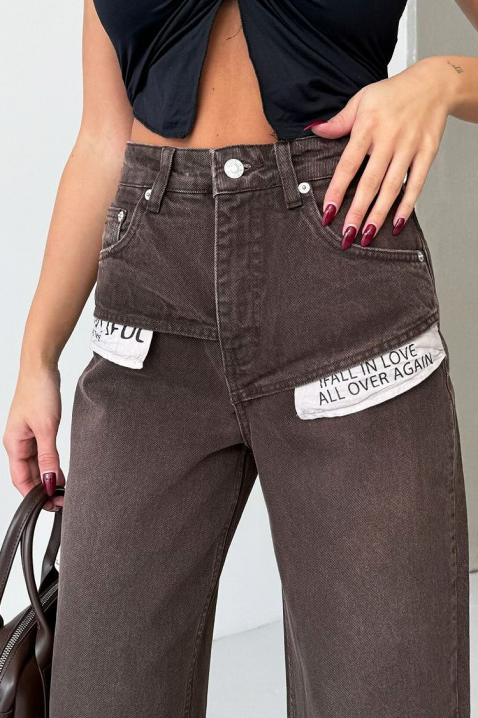 Farmerke MARSENA, Boja: braon, IVET.RS - Nova Kolekcija