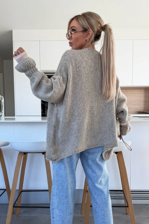 Kardigan POLIMERDA GREY, Boja: siva, IVET.RS - Nova Kolekcija