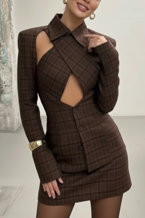 Komplet GODELZA BROWN, Boja: braon, IVET.RS - Nova Kolekcija