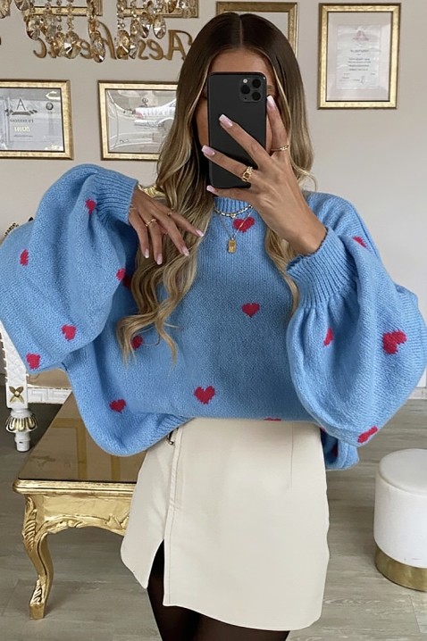 Džemper LUBILZA BLUE, Boja: plava, IVET.RS - Nova Kolekcija