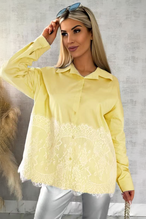 Ženska košulja GLEDROLZA YELLOW, Boja: žuta, IVET.RS - Nova Kolekcija