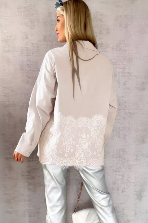 Ženska košulja GLEDROLZA ECRU, Boja: ecru, IVET.RS - Nova Kolekcija