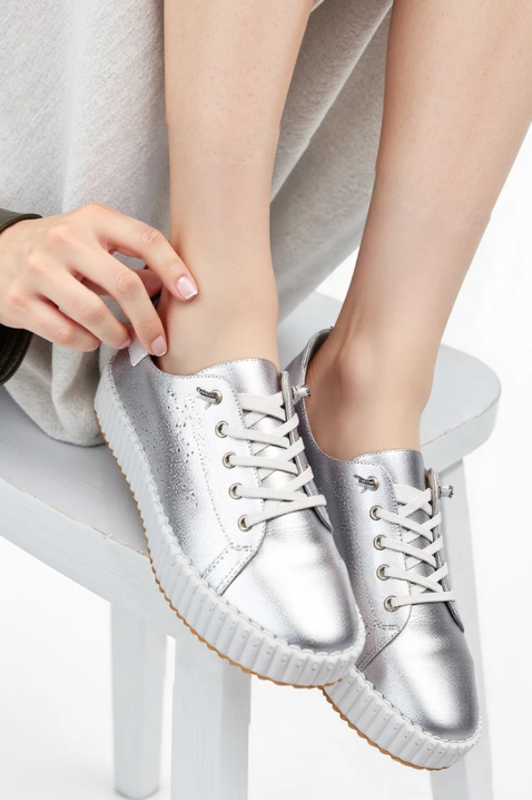 Ženske patike BLONENDA SILVER, Boja: srebrna, IVET.RS - Nova Kolekcija