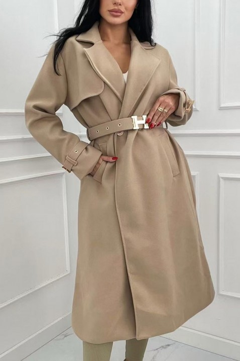 Mantil LORVELDA BEIGE, Boja: bež, IVET.RS - Nova Kolekcija