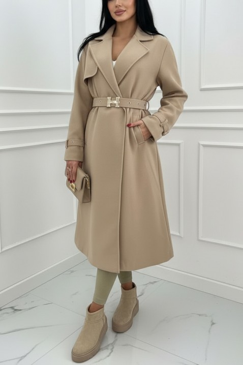 Mantil LORVELDA BEIGE, Boja: bež, IVET.RS - Nova Kolekcija