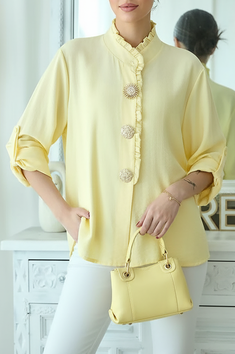 Ženska košulja LARVOLDA YELLOW, Boja: žuta, IVET.RS - Nova Kolekcija