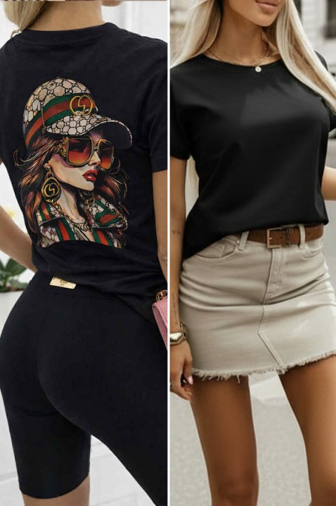 Majica ZLORENDA BLACK, Boja: crna, IVET.RS - Nova Kolekcija