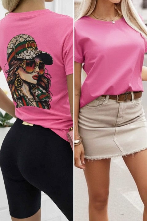 Majica ZLORENDA PINK, Boja: roze, IVET.RS - Nova Kolekcija