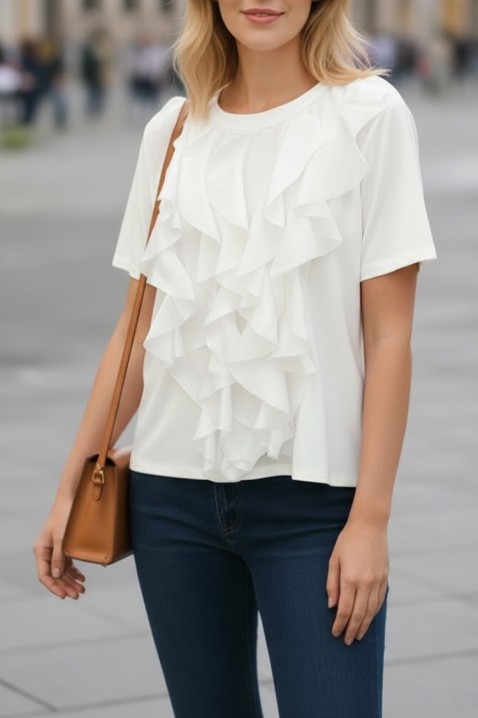 Majica GERMIOHA WHITE, Boja: bela, IVET.RS - Nova Kolekcija