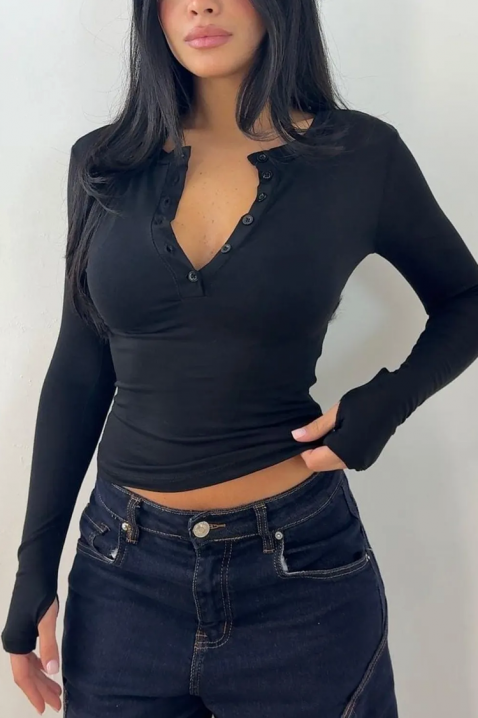 Ženska bluza ARIZONDA BLACK, Boja: crna, IVET.RS - Nova Kolekcija