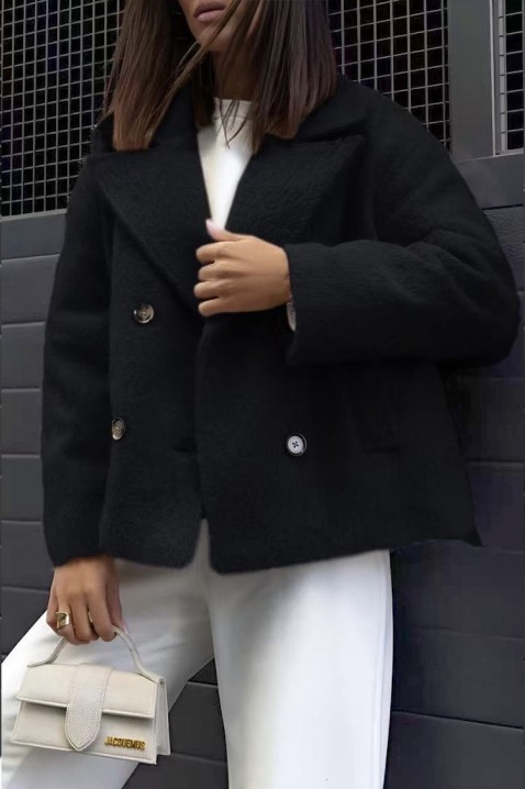 Kaput POLOBENZA BLACK, Boja: crna, IVET.RS - Nova Kolekcija