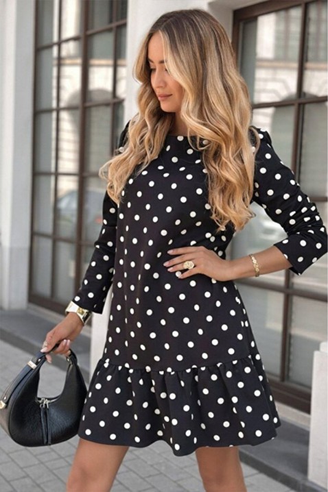 Haljina FIOVERA BLACK, Boja: crna, IVET.RS - Nova Kolekcija