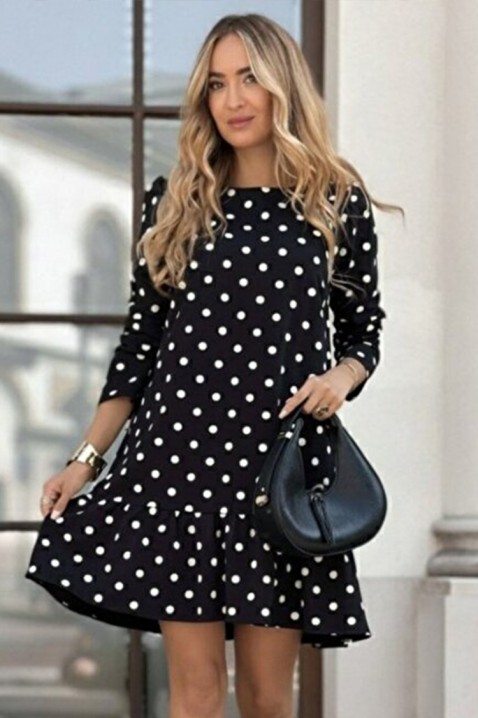 Haljina FIOVERA BLACK, Boja: crna, IVET.RS - Nova Kolekcija