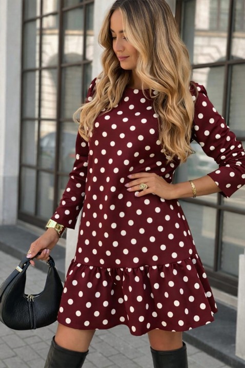 Haljina FIOVERA BORDO, Boja: bordo, IVET.RS - Nova Kolekcija
