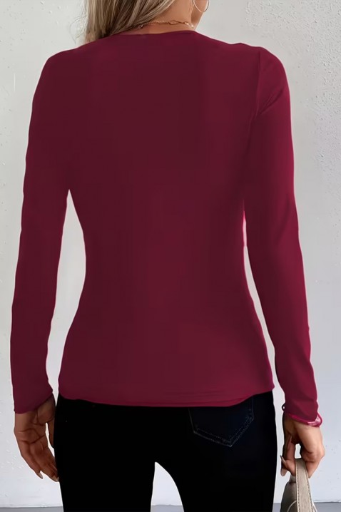 Ženska bluza ZENDILZA, Boja: bordo, IVET.RS - Nova Kolekcija