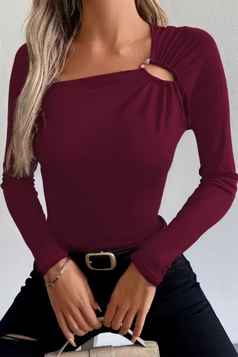 Ženska bluza ZENDILZA, Boja: bordo, IVET.RS - Nova Kolekcija
