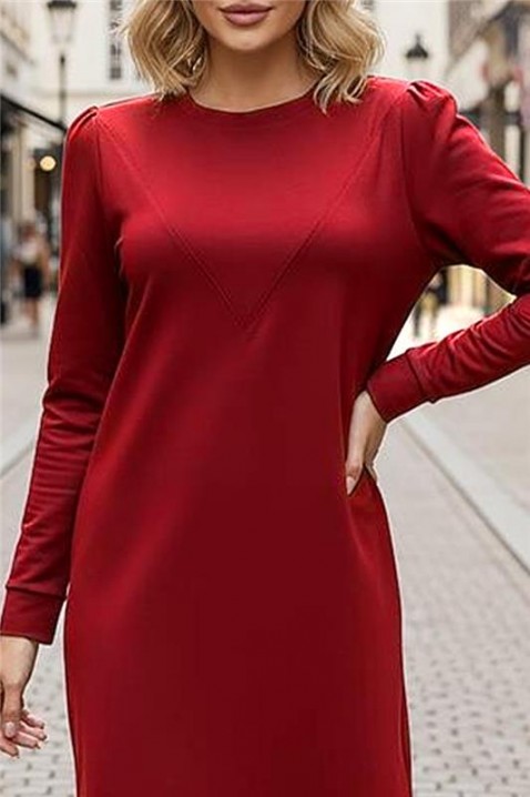 Haljina GALONTA RED, Boja: crvena, IVET.RS - Nova Kolekcija